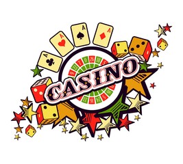 casino logo on a white background