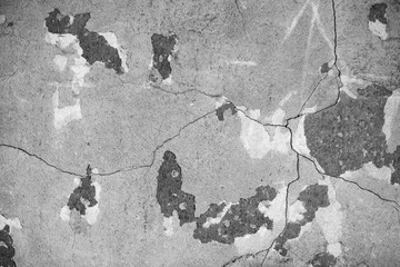 Grunge cracked concrete wall