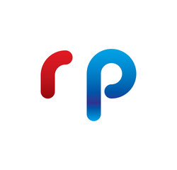 rp logo initial blue and red