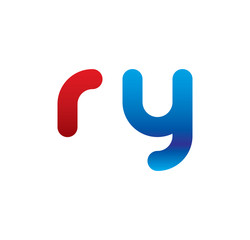 ry logo initial blue and red
