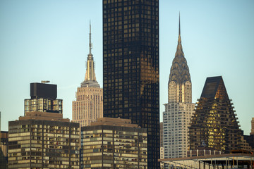 Chrysler and Empire State Building, Manhattan, New York City, USA