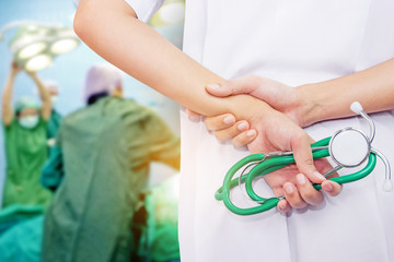 Doctor with a stethoscope