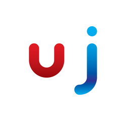 uj logo initial blue and red