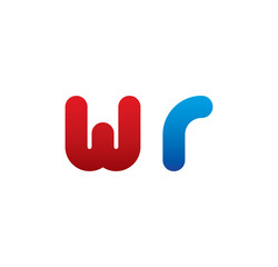 wr logo initial blue and red