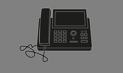 Retro telefon rot Retro telefon rot