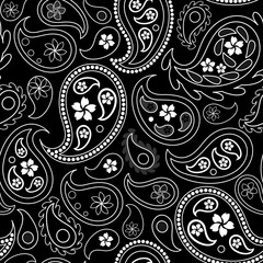 Seamless white and black pattern with turkish cucumbers