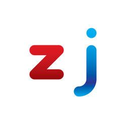 zj logo initial blue and red