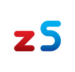 z5 logo initial blue and red