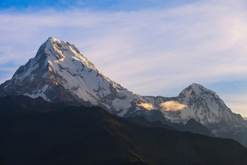 The mountain from Poon Hill, Nepal