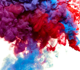 Splash of shimmer paint