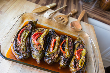 Karniyarik / Turkish Traditional food.