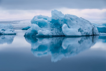 Iceberg, glacier bay, iceland