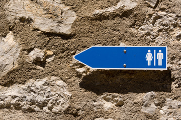 toilet sign photo 