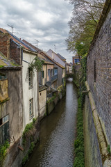 Fototapeta na wymiar canal in Amiens, France