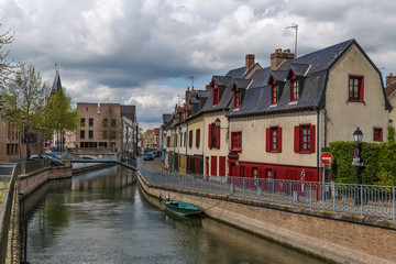 embankment in Amiens, France