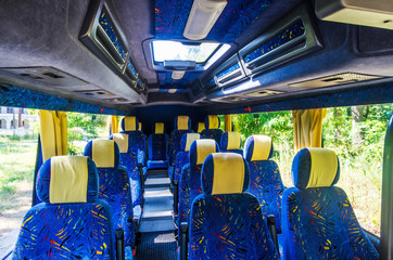 Interior passenger minibus