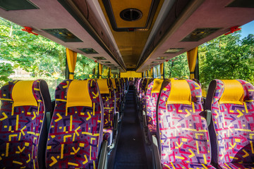 Tourist bus Interior
