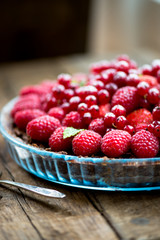  Homemade Chocolate Tart with Berries