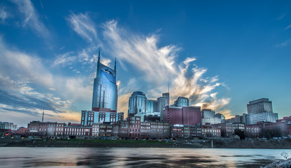 Nashville Skyline - obrazy, fototapety, plakaty