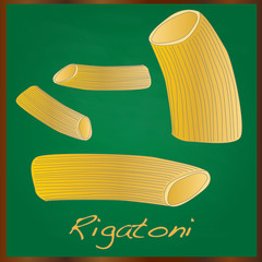 Rigatoni italian pasta