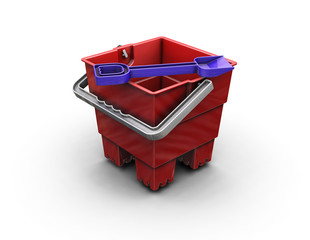 Bucket and spade