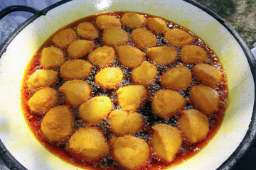 acarajé, traditional brazilian food