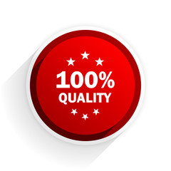 quality flat icon with shadow on white background, red modern design web element