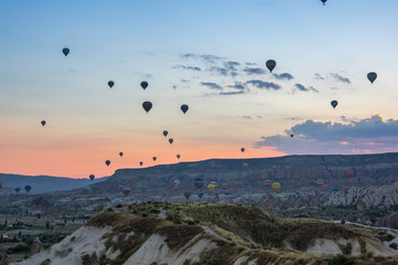 Hot Air Balloons over Cappadocia