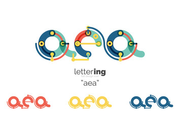 Alphabet letter font logo business icon