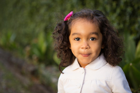 Hispanic Little Girl. 