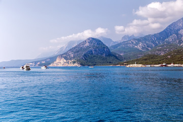 Beautiful rocky Mediterranean coast