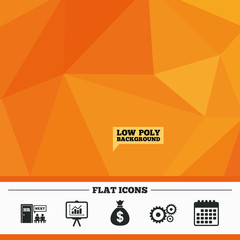 Human resources and Business. Presentation board