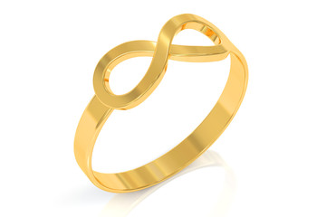 infinity ring, 3D rendering