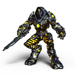 Fototapeta premium ロボット怪獣