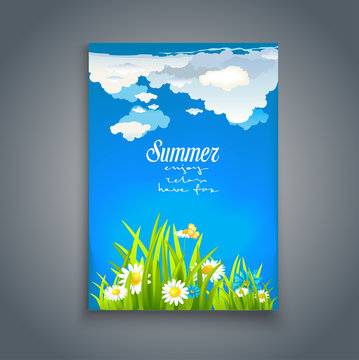 Relax summer template