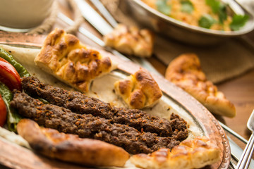 Turkish Adana Kebab.