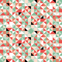 Retro origami colorful seamless pattern