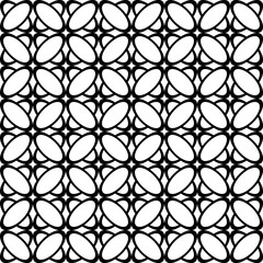 Pattern with white and black decorations