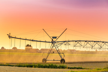 Fototapeta na wymiar agricultural irrigation