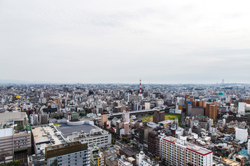 Fototapeta na wymiar 大阪の都市風景,日本
