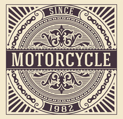 Retro card. Elements by layers.