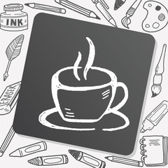 coffee cup doodle