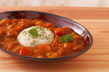 美味しそうなカレーライス