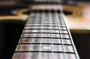 Fototapeta premium Acoustic Guitar strings