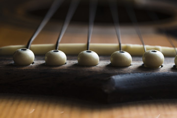 Acoustic Guitar string pegs