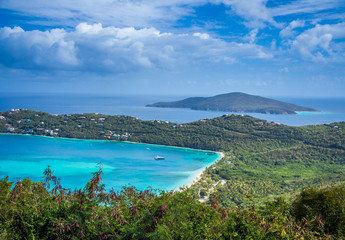 Obraz premium Magens Bay, landmark of St. Thomas island