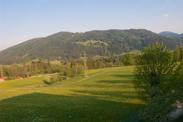 Fototapeta na wymiar Bergwiese bei Bad tölz