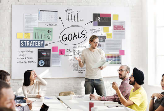 Goals Aim Inspiration Mission Target Vision Concept