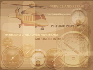 Helicopter-service_background_brown