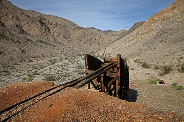 Old mine in the Death Valley, California